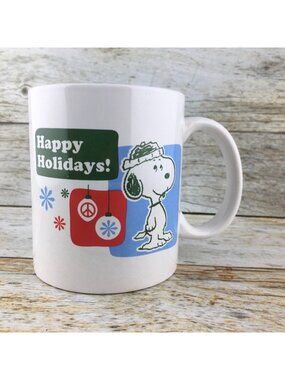 PEANUTS SNOOPY 2012 HAPPY HOLIDAYS Christmas Christmas Ornaments Coffee Cup Mug